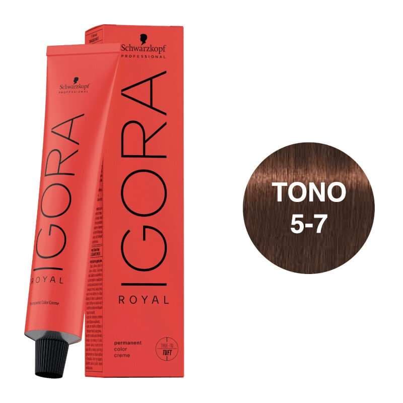 SCHWARZKOPF Igora Royal Tono 5-7 Castaño Claro Cobrizo 60mL