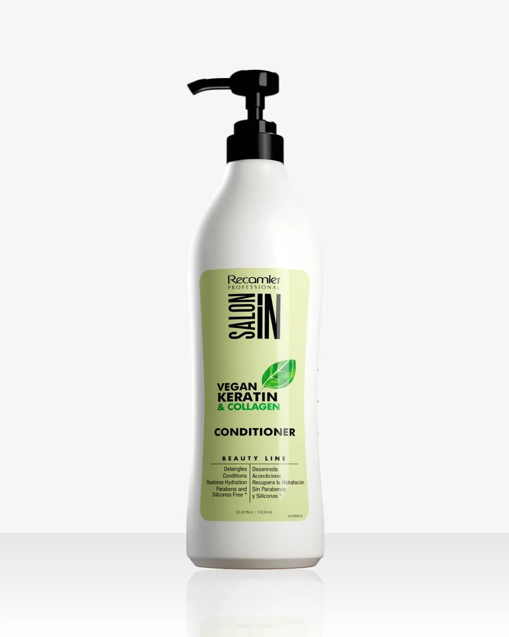 RECAMIER Salon In Acondicionador Vegan Keratin Collagen 1000ml