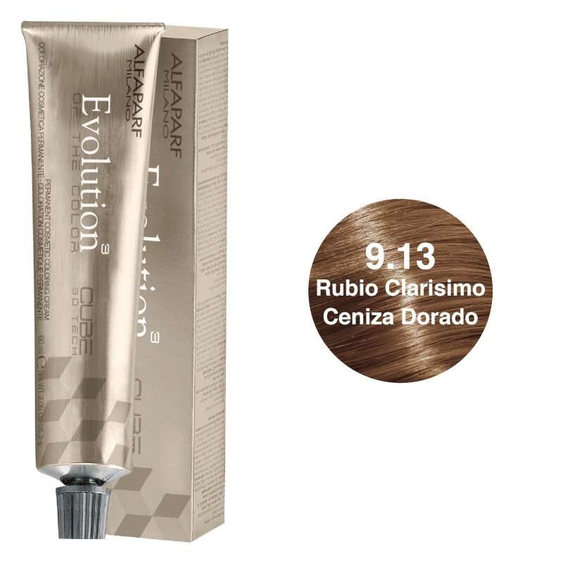 ALFAPARF Evolution Tinte Tono 9.13 Rubio Clarisimo Ceniza Dorado